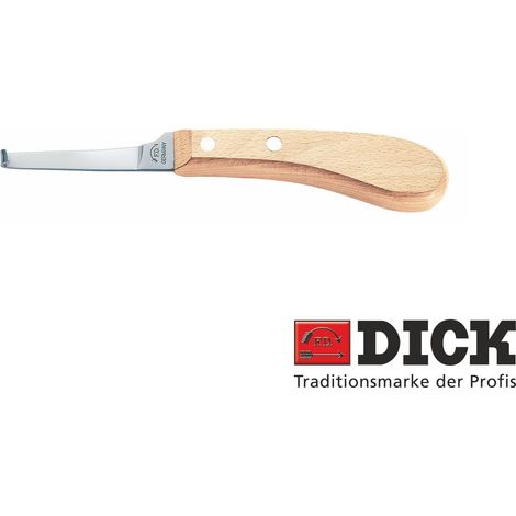 F.DICK Hufmesser ECONOMIC (Links-Lang-Schmal Buche Carbonstahl 78 mm) (1/3)