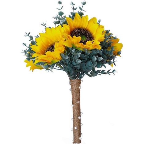 Bouquet de Tournesols Artificiels pour Décoration de Mariage
