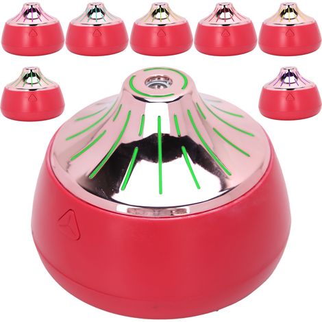 Diffuseur d'air 200ml USB rechargeable, aromathérapie mini brumisateur de bureau, lumière LED doré rose rouge, humidificateur portable silencieux (1/5)