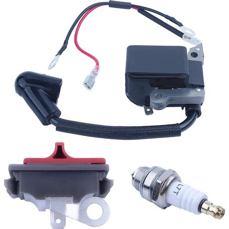 Ensemble de bougie Bobine d'allumage pour Husqvarna 136 137 141 36 41 26 23 Pièces de tronçonneuse (1/5)