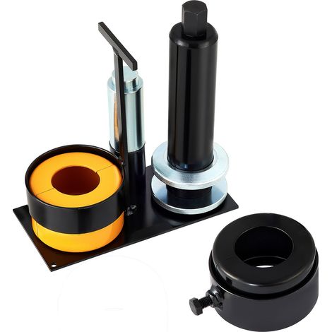 Differentiallager- und Ritzelabzieher, kompatibel mit Dana 30, 40, 60, 70 und Ford 9", Ritzelabzieher mit 2 x 45 Stahlhülsen, für die Autoreparatur (1/5)