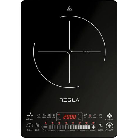 Appareil de cuisson Tesla ic400b 2000W verre tactile (1/3)