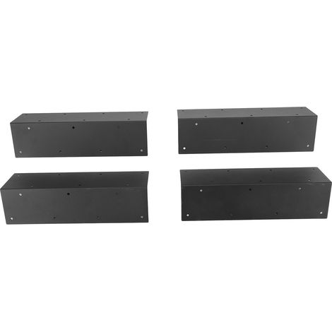 Lot de 4 Équerres de Renfort en Acier pour Bac de Jardin Surélevé, Supports Métalliques pour Lit de 50-60 cm (1/5)