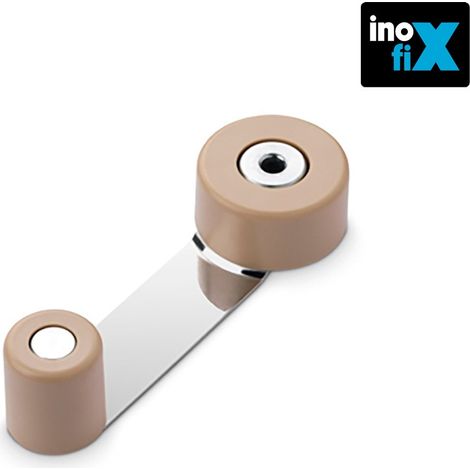 Blister INOFIX di fermo rotante in metallo beige