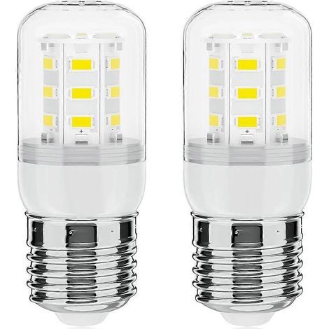 Ampoules LED pour réfrigérateur KEI D34L 5304511738 compatibles Frigidaire et Kenmore (3,5 W, 85-265 V, culot E27, lumière blanche), lot de 2 (1/5)