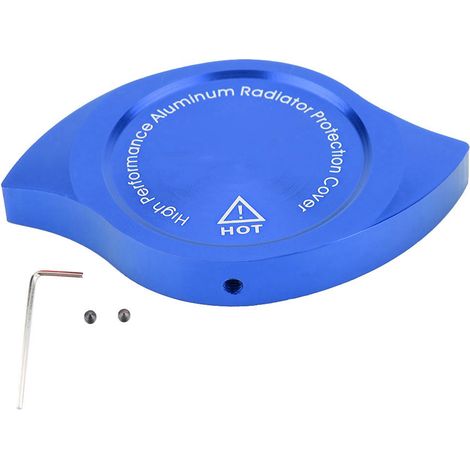 1 Stück Auto-Modifikation Aluminiumkappe dekorative Abdeckungen blau (1/5)