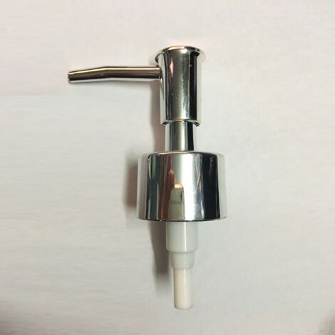 PA 2er-Pack Seifenspender-Ersatzpumpen, Seifen- und Lotionspender-Ersatzpumpenkopf, Handseifenspenderkopf, für Lotionsflasche (Silber, 93 mm) (1/3)