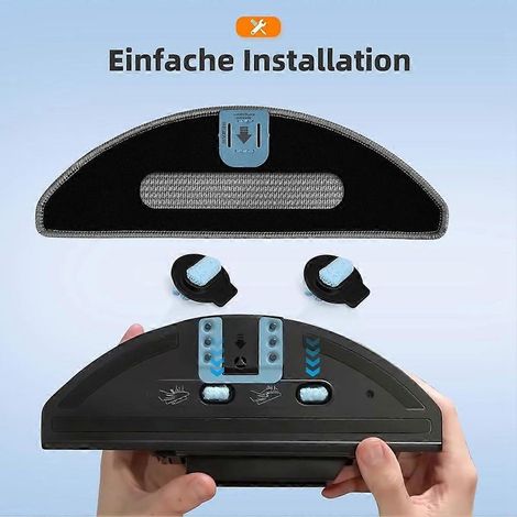 Pour iRobot Roomba Combo I8+ / I8 / Combo J5 / Combo J5+ / Combo I5 / Combo I5+ Robot balai aspirateur automatique, serpillères lavables()