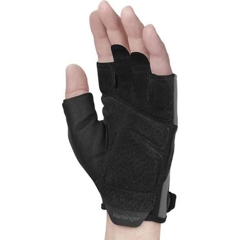 Gants de fitness - - Training Grip 2.0 - Paume TechGel - Cuir perforé 2 pièces - Tissu extensible 4 sens (1/4)