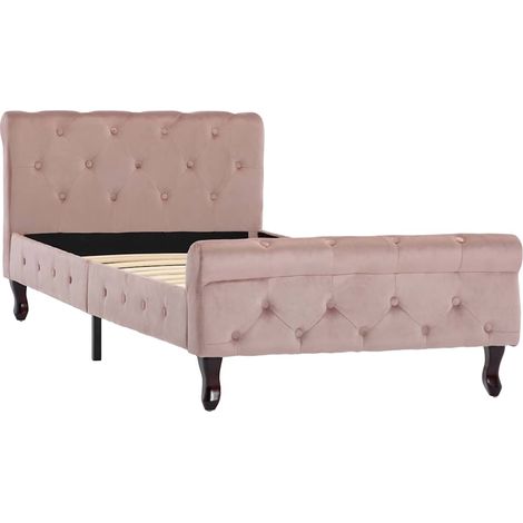 Giroletto Rosa in Velluto 90x200 cm vidaXL (1/4)