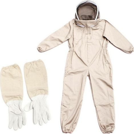 Abbigliamento da apicoltura Abbigliamento professionale da apicoltore - Con velo autoportante e guanti lunghi XL-Fei Yu (1/5)