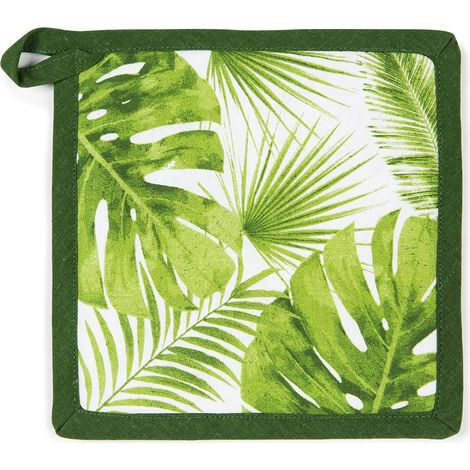 Excelsa Foliage Presina da Cucina, Cm. 20 x 20, Fodera 100% Cotone, Imbottitura in Poliestere (1/2)