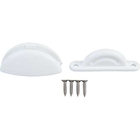 Ortviai Kit de Fixation pour Porte de Camping-car en Nylon – Résistant, Facile à Installer, Convient aux Portes de 3 à 35 mm