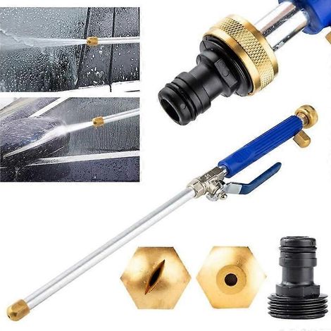 Long-handled water cannon for watering plants and car washing - Blue, 1-pack (1/4)