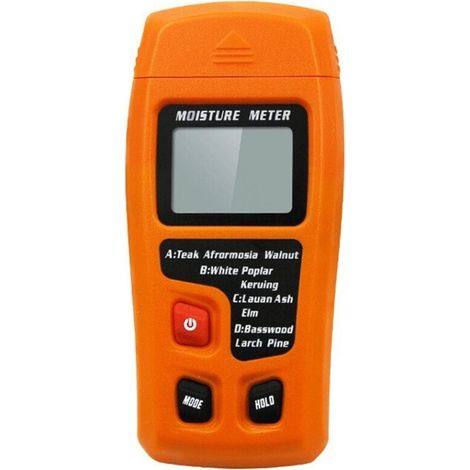 Humidimètre Bois Mesureur Numérique d'Humidité Instrument de Test d'Humidité de Bois Testeur Détecteur Outil Mesurer Teneur d'Humidité pour Mur Papier Carton Bois de Chauffage Plâtre (1/5)