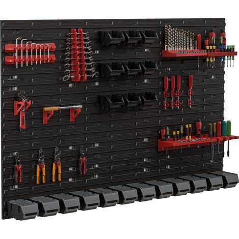 Tablero de herramientas para taller de 117x78 cm + 21 bandejas (1/5)