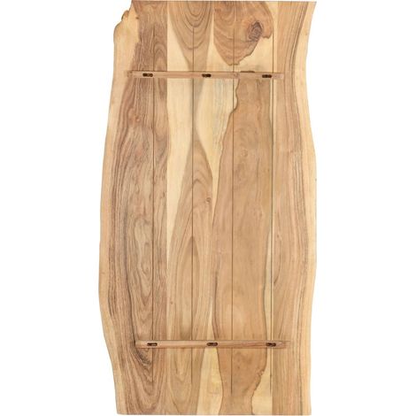 Maison Exclusive - Tischplatte Massivholz Akazie 118x(50-60)x2,5