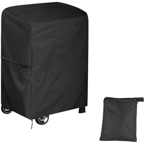 Housse barbecue plancha extérieur 80x66x110cm bâche protection (1/4)