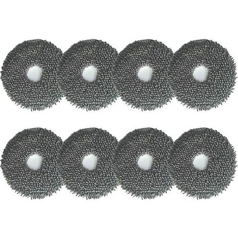 Microfibre patins de lavage pour Karcher RCV5 Plus pièces pour aspirateur de rechange lavable nettoyage chiffon de lavage 8 pièces (1/5)