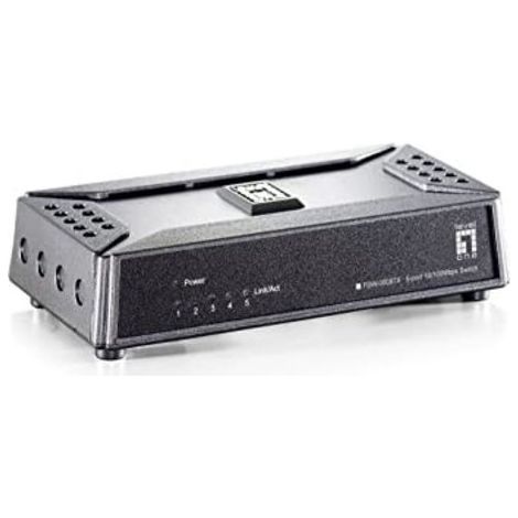 HUB Switch puertos 5 puertos Ethernet 10/100Mbps LEVELONE FSW-050 (1/4)