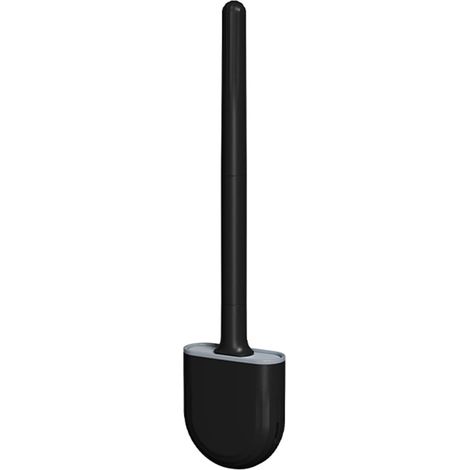 Scopino per WC, scopino per WC, scopino per WC, scopino e supporto per WC in silicone, scopino per WC ventilato, scopino per WC da bagno ad asciugatura rapida e inodore