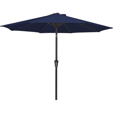 Parasol de Jardin Exterieur Inclinable avec Manivelle, 2.7m (1/5)