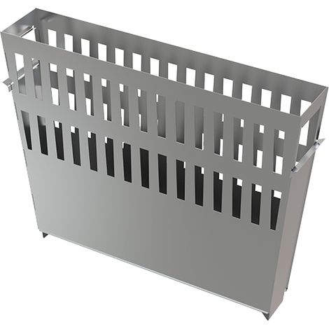 Panier de collecte Alcadrain grand, en acier inoxydable pour caniveau de drainage (1/3)