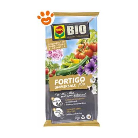 Compo Bio Fortigo Plus Terriccio - Confezione 50 Lt -