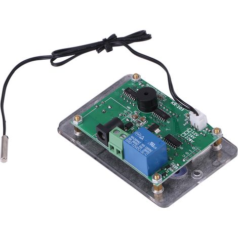 Régulateur de température électronique numérique, régulateur de température intelligent avec affichage numérique, interrupteur de température réglable 12 V (1/5)