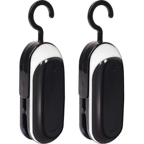 Lot de 2 mini scelleuses de sacs, scelleuses alimentaires portables, scelleuses sous vide à chaud manuelles (1/5)
