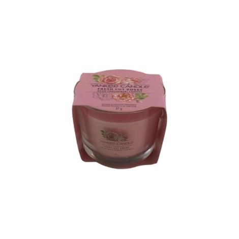 YANKEE CANDLE CANDELA VOTIVE IN VETRO SINGOLA FRESH CUT ROSES (1/2)