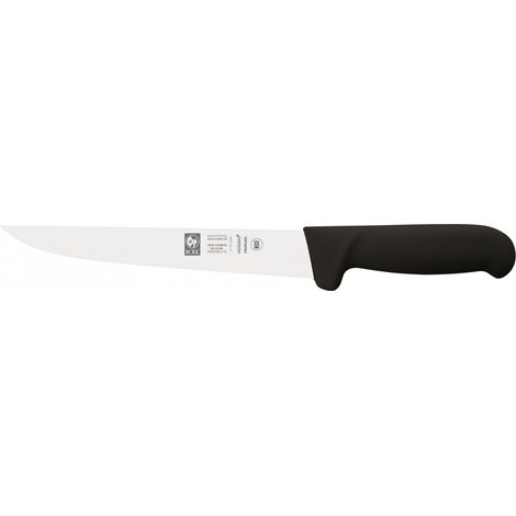 Icel coltello disosso largo professionale acciaio inox nero 18 cm