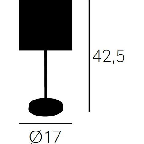 FAB 117571009  Sobremesa Hilos 1xe14 Negro (1/4)