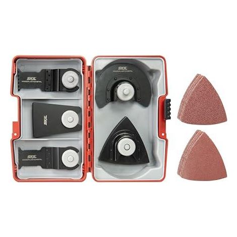 Set di strumenti multifunzionali Skil con 18 accessori in acciaio