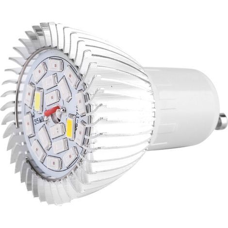 Spectre complet 85-265V 18W 18 LED élèvent l'ampoule de croissance hydroponique légère de plante de fleur (GU10) (1/5)