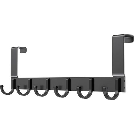 Crochet de porte à suspendre, avec 6 crochets, pour feuillure de porte standard jusqu'à 4,1 cm (1/5)