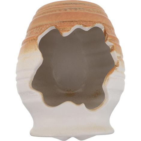 Fontaine Décorative en Pot de Céramique Blanche Moyenne pour Aquarium Hydroponique avec Filtration et Circulation d'eau Apport d'Oxygène pour Bassin de Jardin Extérieur (1/5)