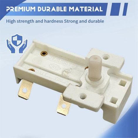 Interrupteur De Contrôle De Température - 250 V AC 16 A - Pour Radiateurs Électriques Radiateurs À Bain D Huile Radiateurs Soufflants - 1 Pièce (1/5)