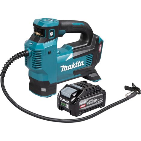 Compresor a batería Makita MP 001 GU1 de 40 V máx., 11,1 bar + 1 batería de 4,0 Ah —sin cargador— (1/5)