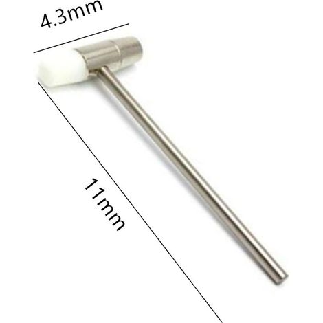Kit d'outils de réparation pour bracelet de montre, bloc-marteau portable, chasse-goupilles et punch pour barres à ressorts, jaune