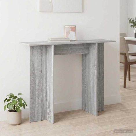 vidaXL Table console Sonoma gris 100 x 30 x 75 cm Bois d'ingénierie