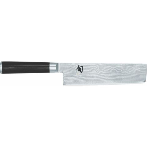 KAI Shun Classic Nakiri 16,5 cm Länge de die Klinge - Messer de Damast 32 Lagen VG Kern MAX - 61 (±1) HRC - Griff de Pakka Holz - Made in Japan - Messer de Japanisches Küchenmesser de Küche (1/3)