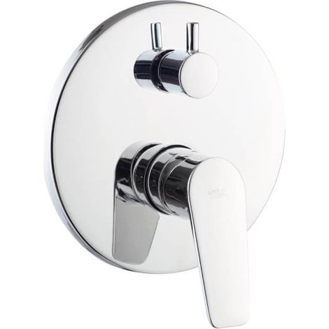Miscelatore doccia incasso con deviatore Made in Italy In ottone cromo (1/2)