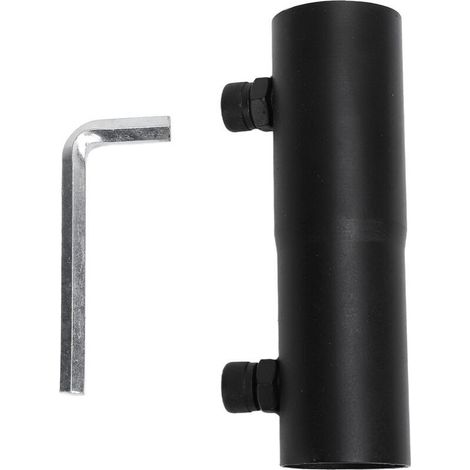 Aluminium alloy pipe adapter, sturdy bracket, practical for flexible adjustments, suitable for various surfaces, includes an installation tool and a hex key