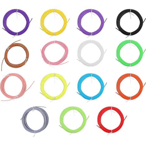 15 recharges de filament PCL pour stylo 3D, 15 couleurs différentes.-22X10CM-Random Color