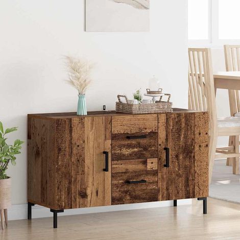Buffet-Meuble de rangement Bois Ancien 100 x 36 x 60 cm Bois d'ingénierie 918979 (1/5)