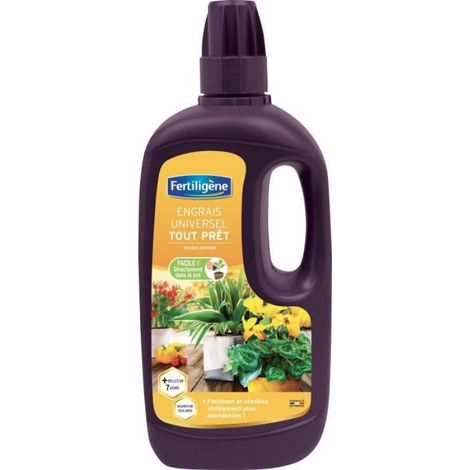 Engrais Universel - Prêt à l'emploi - Pour Fleurs Fruits Légumes - 1 L (1/2)