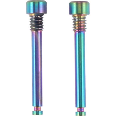 Vis M4 en titane pour plaquettes de frein à disque de vélo, inserts filetés, vis pour étrier de frein à disque hydraulique XT R XT - Couleur éclatante (1/5)