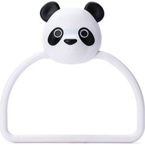 Porte-serviettes en plastique pour enfants, anneau de serviette à ventouse, porte-serviettes de salle de bain, pour cuisine d'hôtel (1/5)