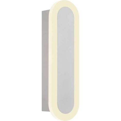 Aplique de pared con led integrado modelo Sultán acabado blanco, 20cm(alto) 6cm(ancho) 6cm(fondo (1/2)
